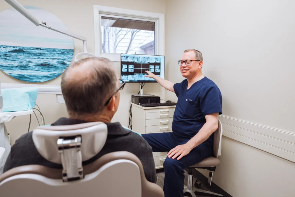 Dr. Daniel Reich at work